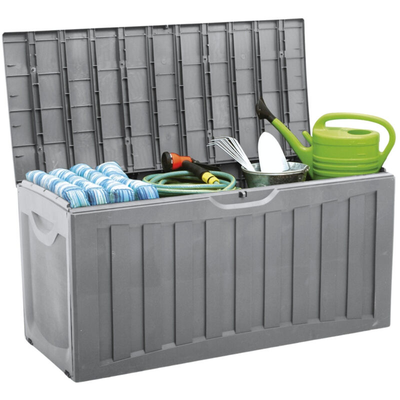 Coffre d'extérieur 340 Litres en Résine 118x53x57cm O91