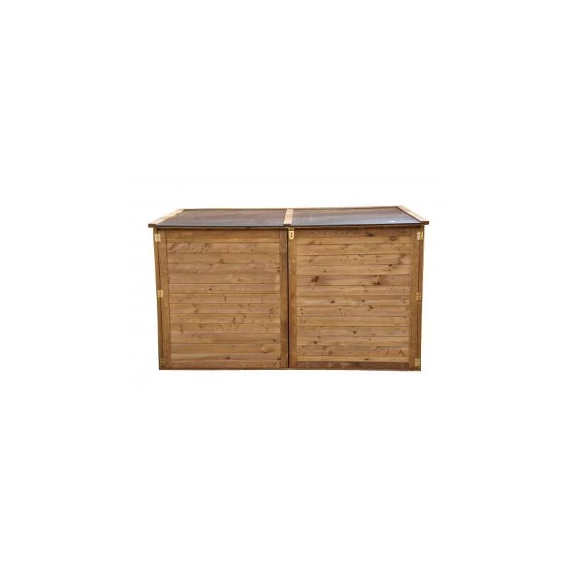 Chalet&jardin - Coffre en bois avec toit pvc imperméable 2000 l - trocadero
