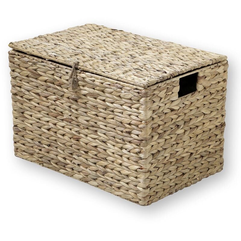 Coffre en Jacinthe d'Eau avec Couvercle - Calicosy