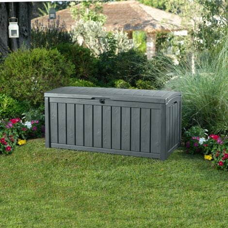 KETER Coffre en résine GLENWOOD 390L - Gris