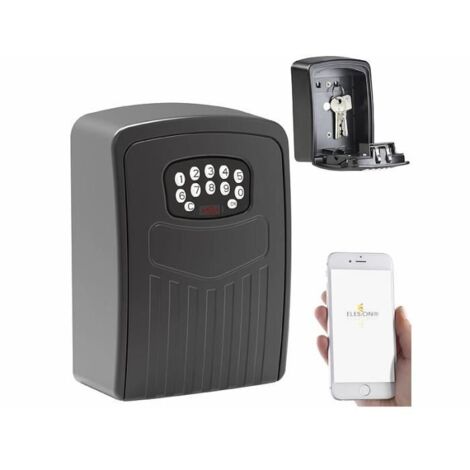 Coffre-fort à clés connecté - XCase Protection - Modèle étanche - Code à 6 chiffres - Métal - IP54