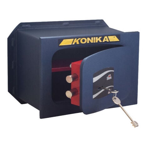 Coffre fort à emmurer serrure à clef série 200TK stark 201PTK 310x210x195mm