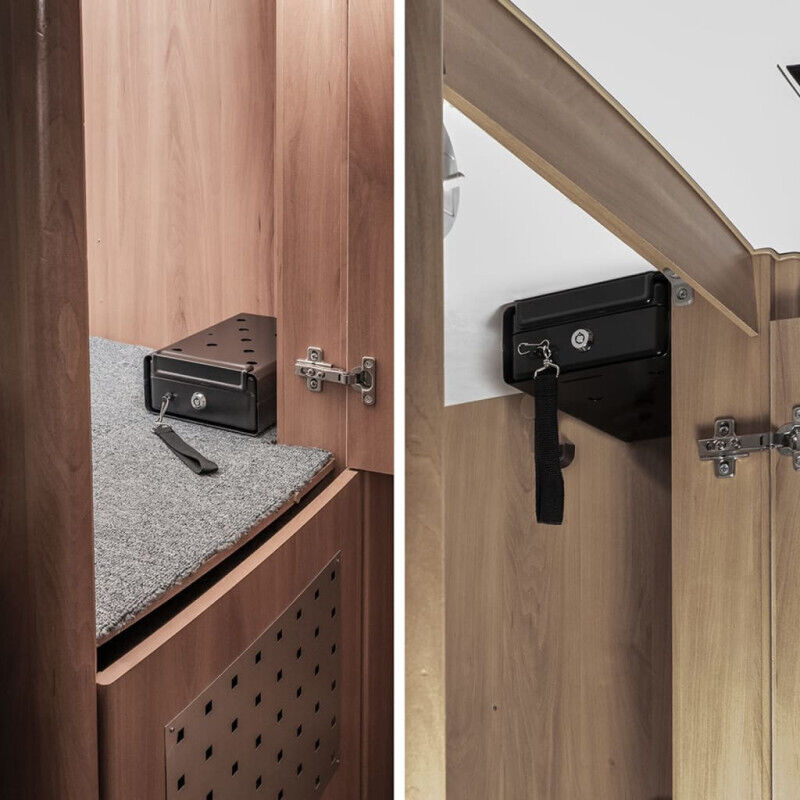 Proplus - Coffre-fort en acier avec support 225x165x85 mm