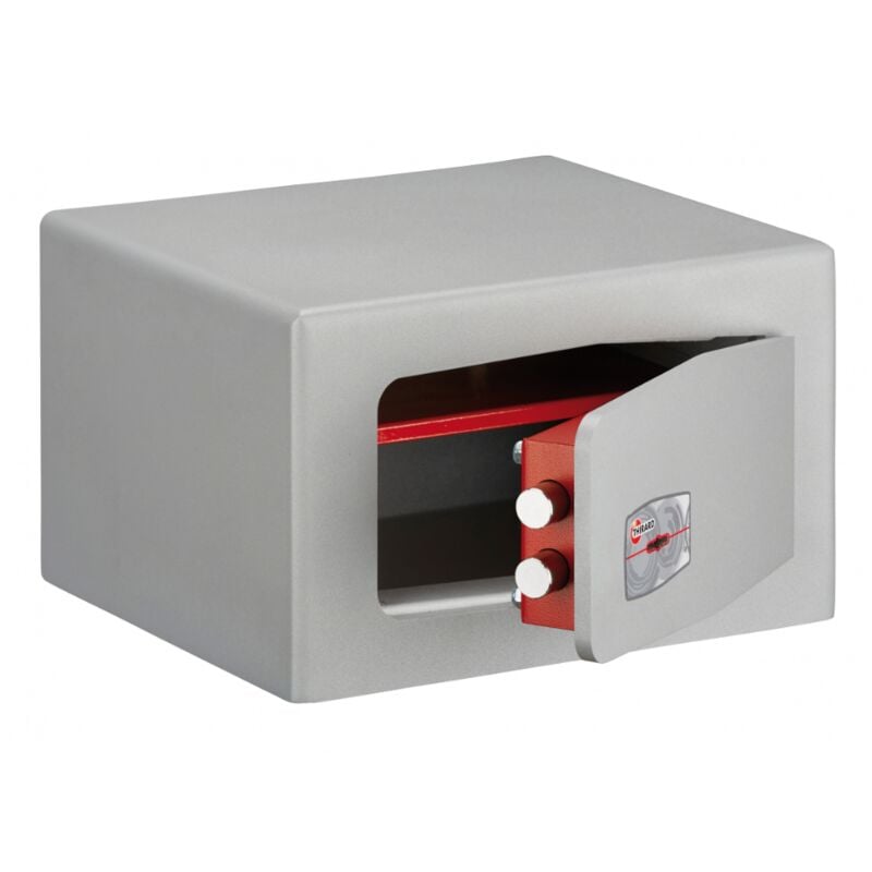 Coffre-fort à poser Bran, fermeture par clé, 2 pênes, 18L