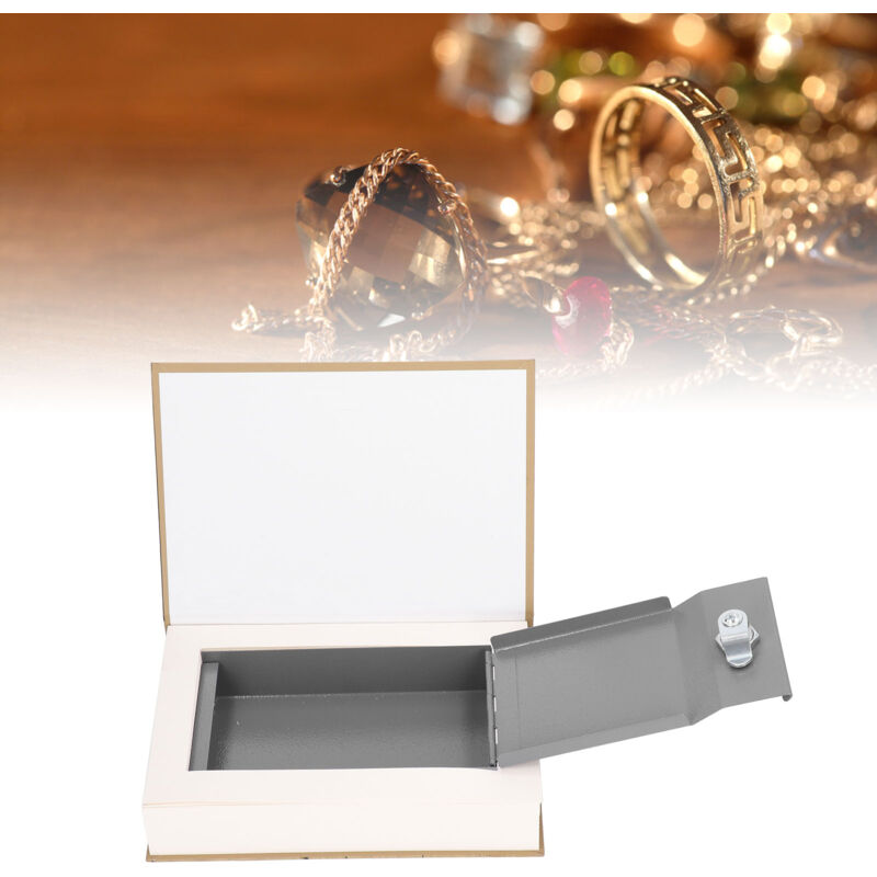 Treetalk - Coffre-fort de livre de diversion, coffre-fort de livre robuste de simulation avec clé pour les voyages à domicile