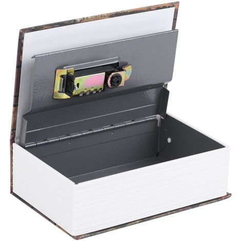 Coffre-fort discret pour livres avec cadenas à code - Parfait pour bijoux, argent liquide et objets précieux
