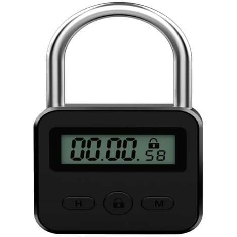 Coffre-fort électronique à minuterie pour téléphone et snacks, boîte de verrouillage avec code digital et modes compte à rebours/aléatoire, outil anti-addiction pour arrêter la cigarette et briser les