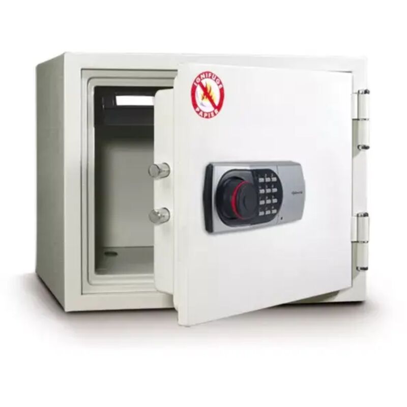 TECHNOFIRE - Armoire ignifuge pour papier protection 1h à combinaison électronique digitale, 2 pênes, 19 L, 35,2x41,2x36,3 TECHNOFIRE - Armoire ignifuge pour papier protection 1h à combinaison électronique digitale, 2 pênes, 19 L, 35,2x41,2x36,3