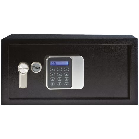 Coffre-Fort Électronique Yale 8.6L - Serrure Code 3-8 Chiffres - Verrouillage Sécurité - YSV/200/DB2