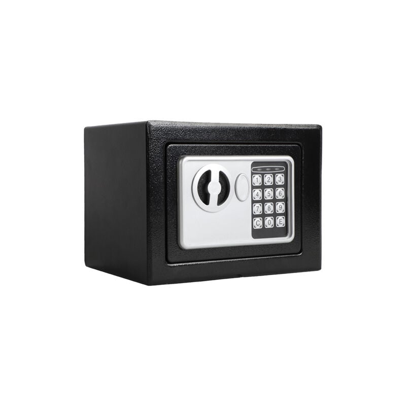 Bluedeer - Coffre-fort Électronique Mini Style Mural en Métal Acier 17EF, Noir