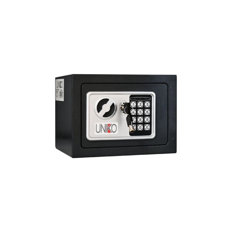 Uniko - Coffre-fort e'lectronique 17E alp 17x23x17 cm porte e'paisseur 6 mm avec 2 penes
