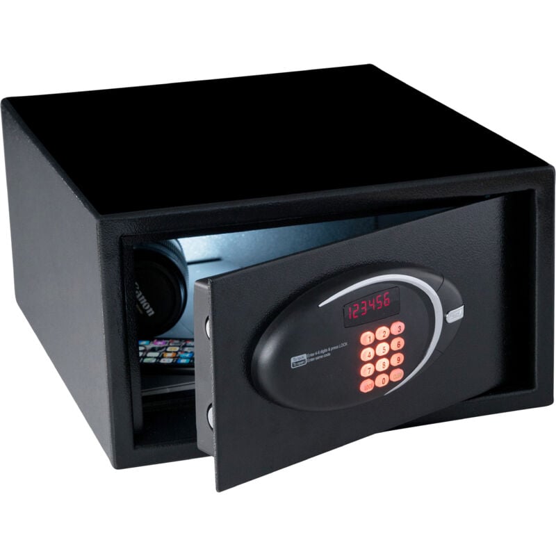 JVD - Coffre-fort Trustee Compact noir - Matériel professionnel