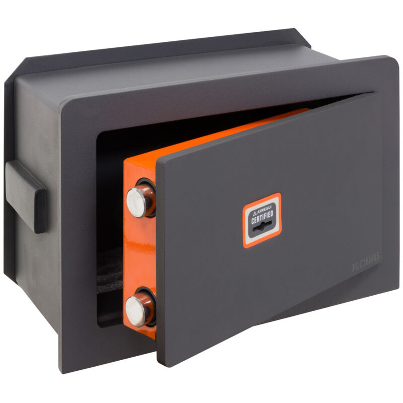Arregui - Plus c 181310 Coffre-fort encastrable serrure à clé certifiée Coffre-fort de sécurité à emmurer Coffre fort mural avec fond extensible 21 x
