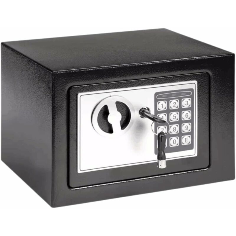 Coffre-fort en acier de 4,6 Litres - Mot de Passe électronique, Coffre-fort de Bureau à domicile Pour Argent Liquide, Bijoux, Documents et Autres