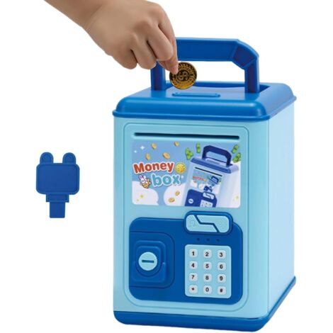 Coffre-Fort Enfant, Boîte à Monnaie Électronique, Amusante et Musicale pour Idée Cadeau Anniversaire et Fêtes Utilisation à la Maison et en Extérieur