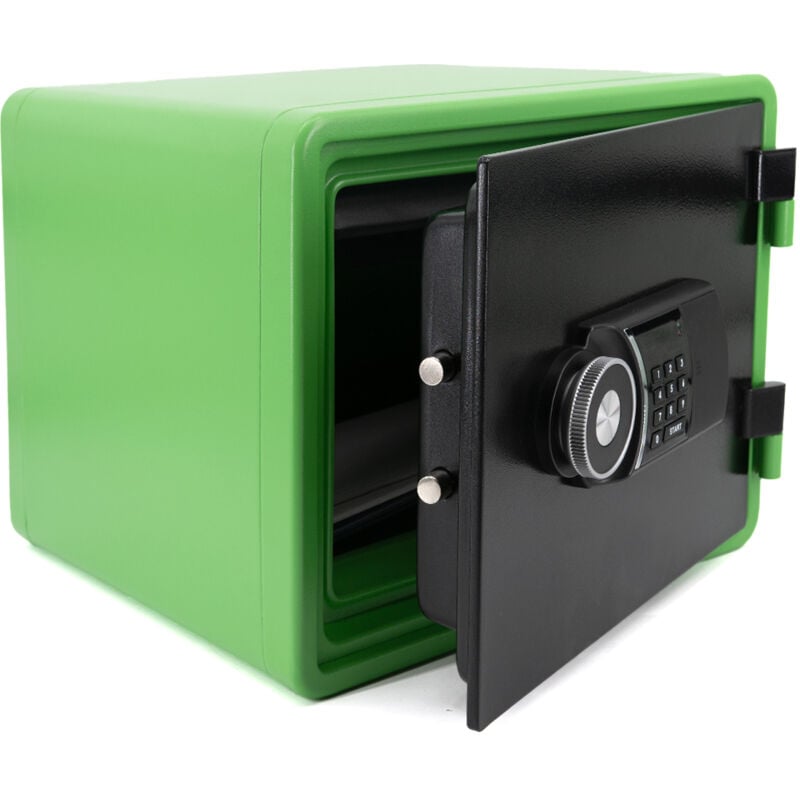 Reskal - Coffre fort ignifuge 20L Anti feu 1H Electronique a code fixation sol FS-FU20 Couleur - Vert
