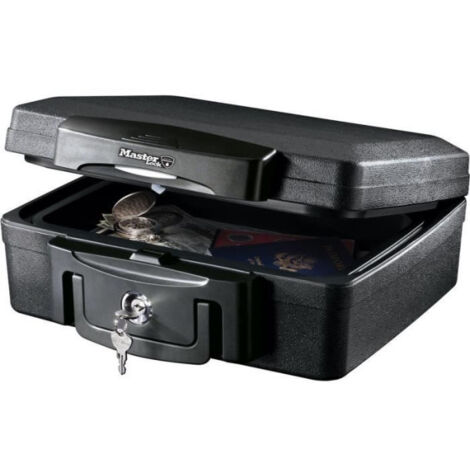 Coffre-fort ignifuge - MASTER LOCK - H0100EURHRO - Etanche avec clé - 4,9 L, 15,6 x 36,2 x 33 cm