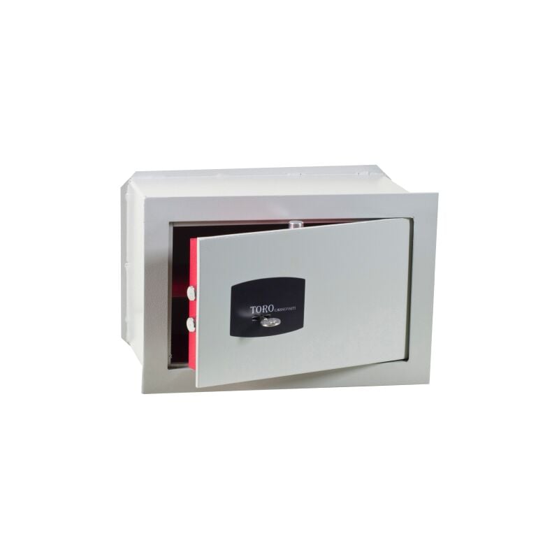 Tuttacasa - Toro coffre-fort encastre' avec cle' me'canique cm36x20x24h 2+2 verrous 1 e'tage're
