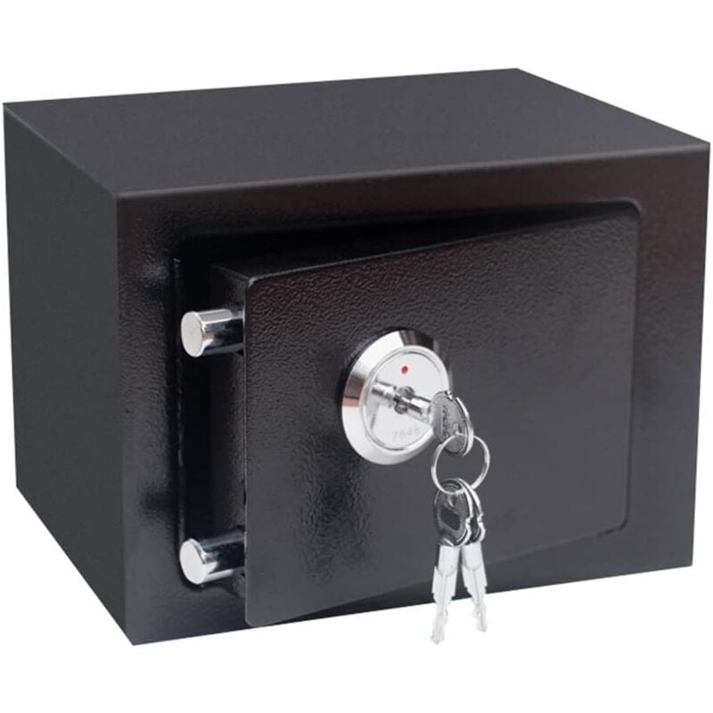 Gojoy - Coffre-fort mural avec serrure, coffre-fort pour meubles, coffre-fort ignifuge en acier, mini coffre-fort pour pièces d'identité, documents,