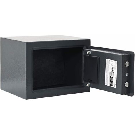 Coffre-fort numérique Gris foncé 23 x 17 x 17 cm Acier CFW336770