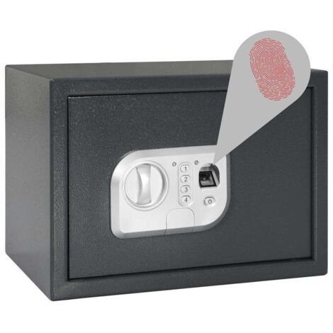 Coffre-fort numérique Gris Foncé 25 x 35 x 25 cm Acier CFW579024
