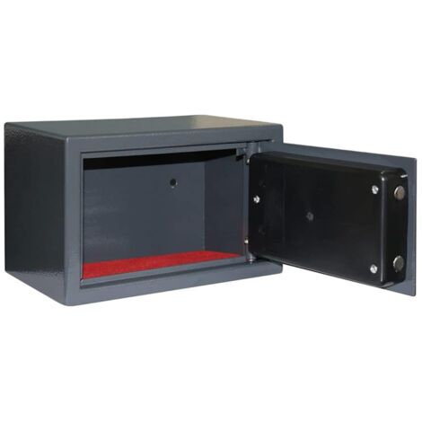 Coffre-fort numérique Gris foncé 31 x 20 x 20 cm Acier CFW351186