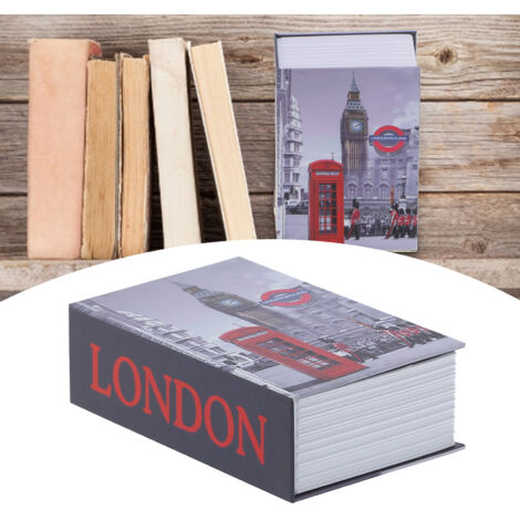 [Coffre-fort Secret Livre Imitation] Coffre-fort Sécurité B-Safe 700 - Cadre en Acier Inoxydable pour Pièces, Cartes, Documents - Dimensions 18x11.6x5.5cm - Mot de Passe 000