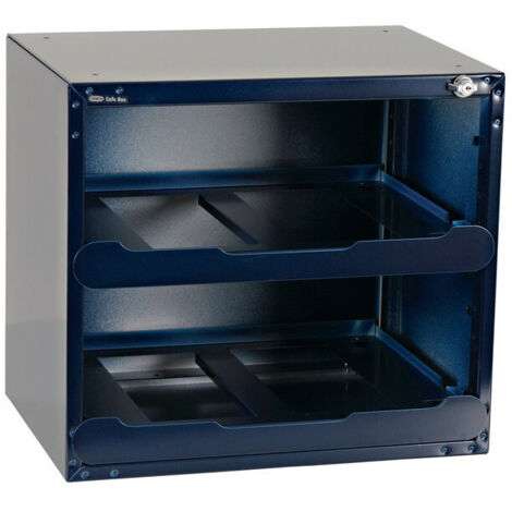 Coffre-fort (vide) L.452xP.330xH.405mm pour 871533 Boîtier en tôle d'acier pour 2 valises CL 150 RAACO