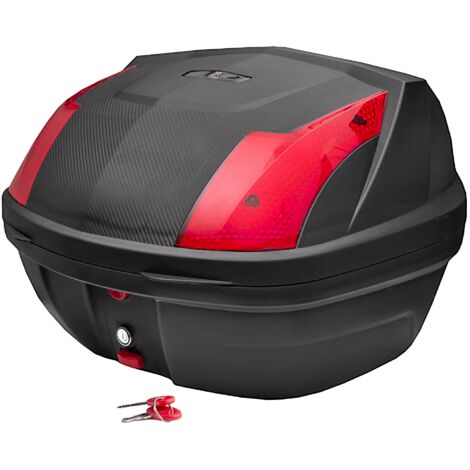 Coffre Moretti, MR-711, 32 l, noir, réflecteur rouge
