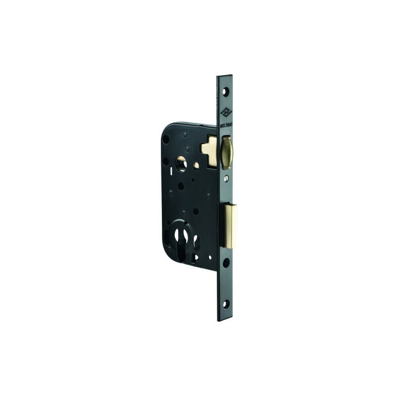 Serrure à larder à rouleau JPM MULTIBAT Noir 77 mm Bouts ronds 50 70 A Fouillot Sans 136 mm 77 mm