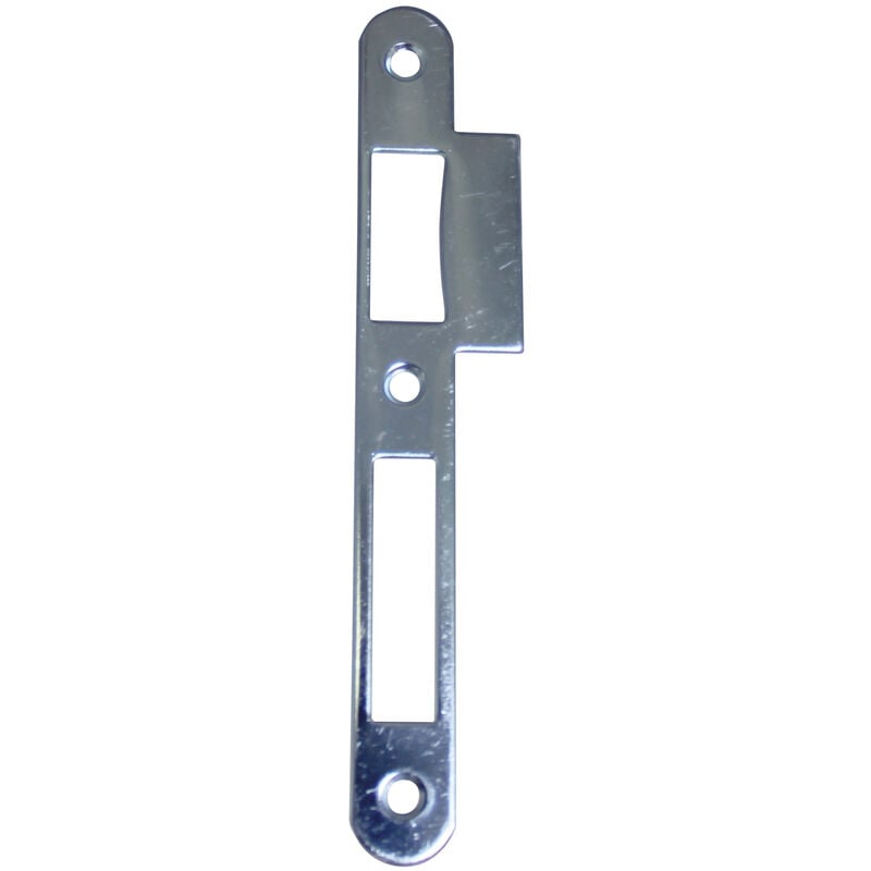 Gâche plate multibat finition zinguée à bout carré JPM A16000-02-0A