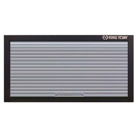 Coffre mural à rideau 680 x 350 x 280 mm – Caisson noir finition mate – Installation murale recommandée pour rangement organisé – King Tony
