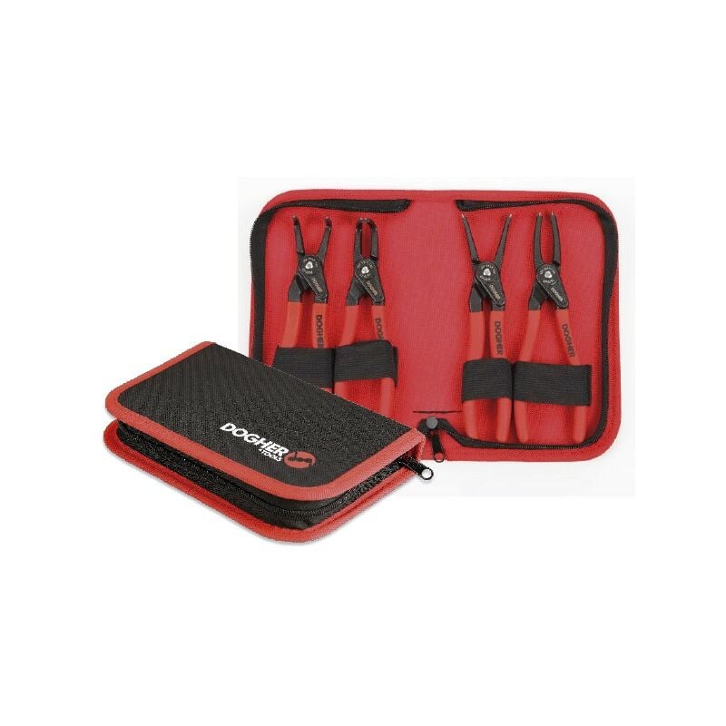Dogher - Mallette, 4 pièces, pince Seeger Pro (180 mm) 220X-002