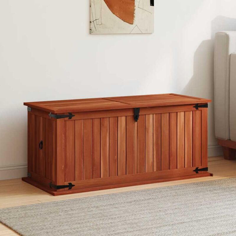 Coffre de rangement 90x45x40 cm Bois d'acacia solide Vidaxl