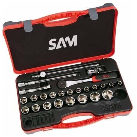 Coffret 1-2 de 25 outils 75-SH25 - SAM OUTILLAGE