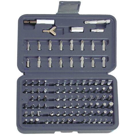 Coffret 100 pcs d'embouts de vissage - OM 0655BL - CLAS Equipements