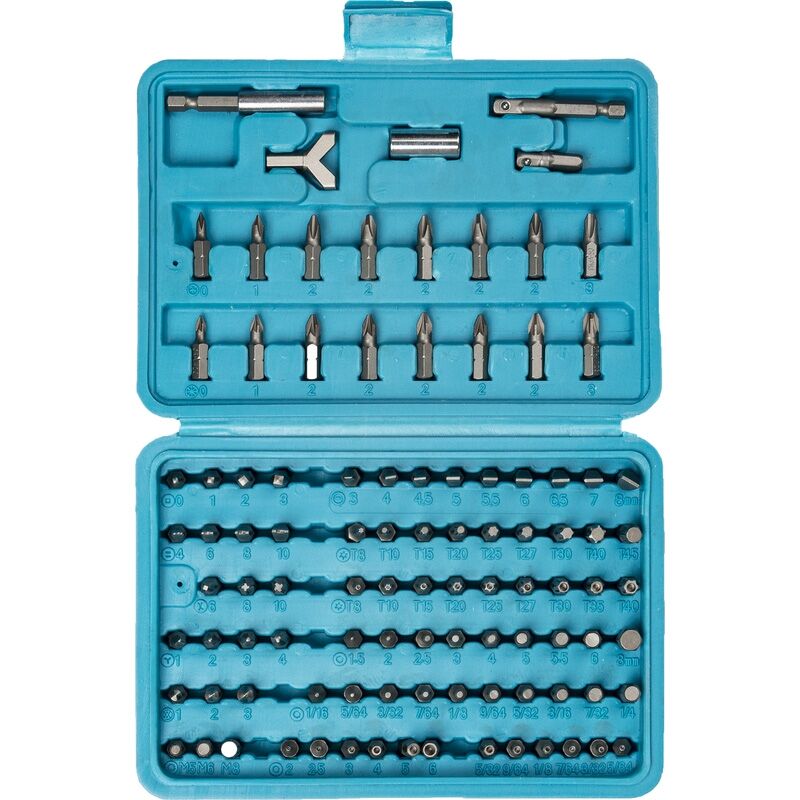 Silverline - coffret d'embouts assortis 100 pièces 30959