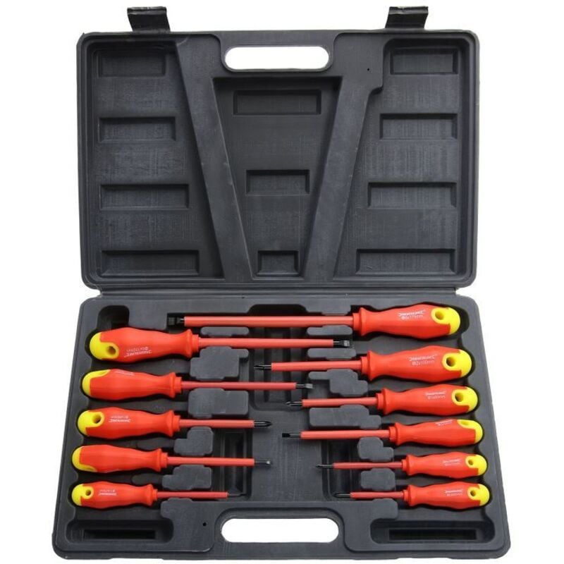 Tournevis electricien assortiment de 11 en coffret