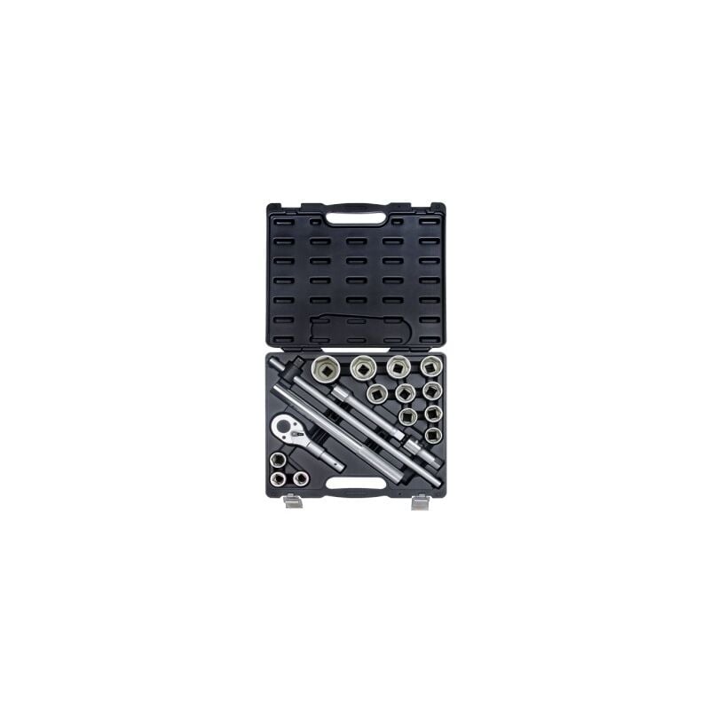 KING TONY - Coffret de douilles et accessoires 3/4 métriques - 17 pièces