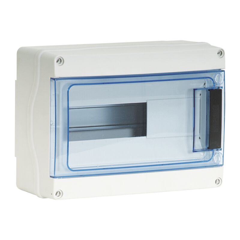 Coffret modulaire étanche à faces lisses - IP65 - IK07 12 modules