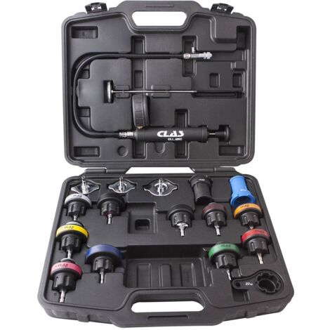 Coffret 18 pcs contrôleur de circuits de refroidissement - AC 1120BL - CLAS Equipements