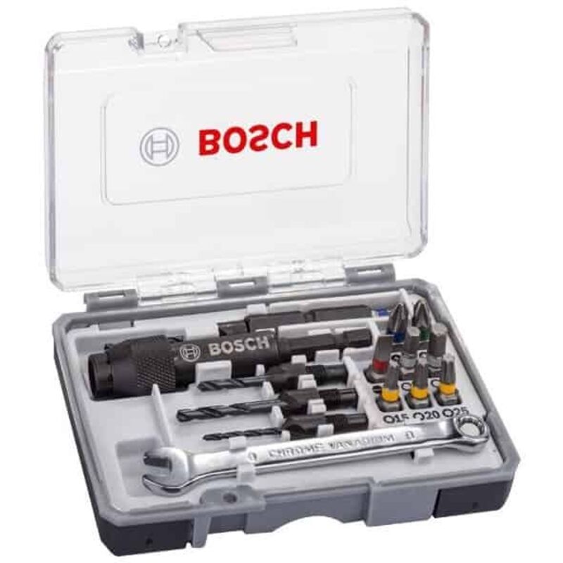 Bosch - Coffret 2 en 1 perçage, fraisage et vissage - 2607002786