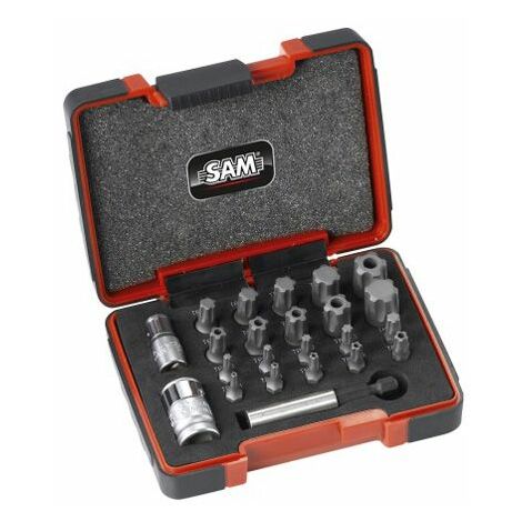 Coffret 23 embouts torx plus et adaptateurs SAM - EMB23CX