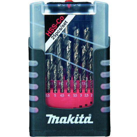 Makita Accessoires D-47260 Jeu de forets et de mèches 201 pièces dans une  mallette