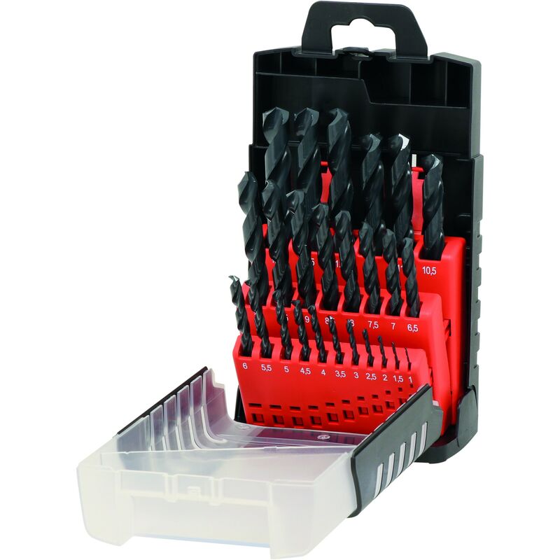 Drakkar Equipement - coffret pvc 25 forets cobalt taille meule metaux hss drakkar tools - S22228