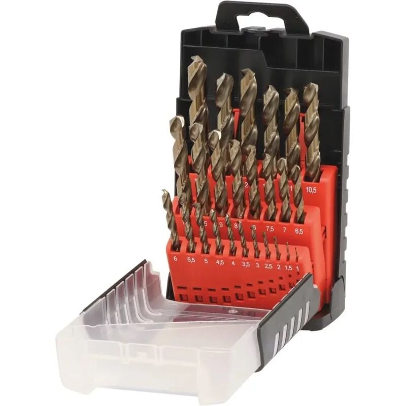 Drakkar Equipement - Coffret pvc de 25 forets métaux