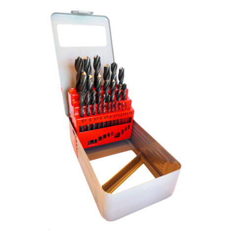 Coffret 25pcs foret hss gold tecn'x plus mm