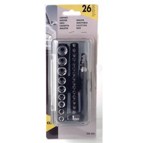 Coffret 26 Pieces de Vissages Douillles et