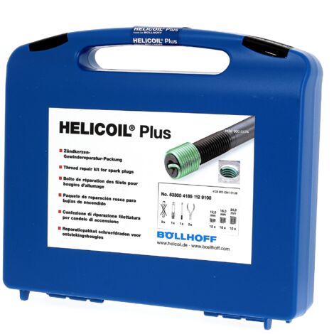 Coffret 30 HELICOIL® M14X8.4/12.4/16.4 Pas 125+Taraud Comb+Broche