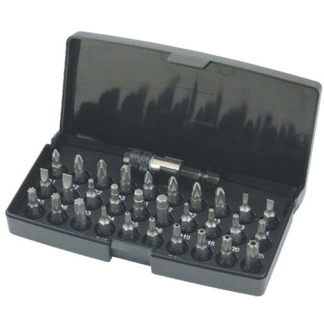 Coffret 31 embouts et porte-embout 1/4" L.25mm HIKOKI 753000